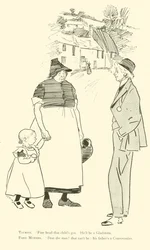 Dessin humoristique des années 1890
