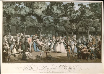 La Promenade publique, 1792