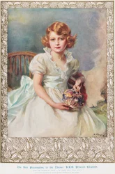 Princesse Élisabeth, âgée de 7 ans