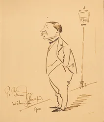 Caricature de Samuel Bancroft