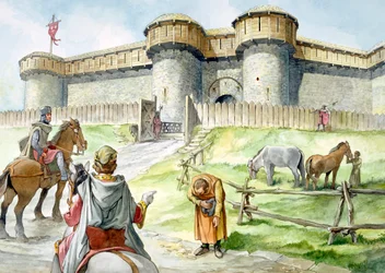 Château de Helmsley, 13e siècle, vers 1990-2010