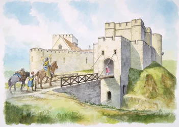 Château de Helmsley, North Yorkshire, 13ème siècle c1990-2010