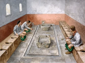Latrine romaine, 2ème siècle, vers 1990-2010