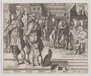 Jonadab conseillant Amnon, de L