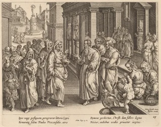 Saint Paul dispute le sorcier