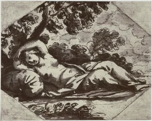 Bischop [Jan de Bisschop], Une Belle au bois dormant