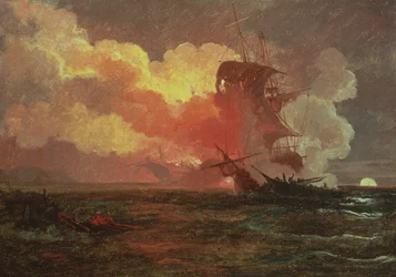 Un engagement naval