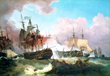 La bataille de Camperdown, 1799