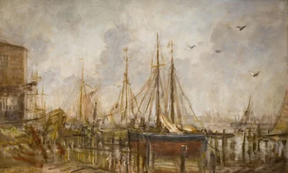 Un chantier naval, Shoreham, Sussex