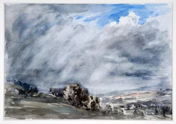 Jour de tempête, Gloucestershire, vers 1902