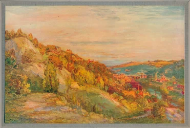 Le pont rouge, Ironbridge, 1910, c1932