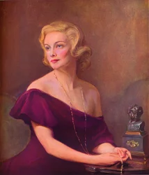 Portrait de Madeleine Carroll, 1935, 1936