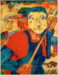 Trois faneuses