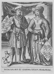 Venceslas I, duc de Luxembourg et Jeanne, duchesse de Brabant, ca. 1600