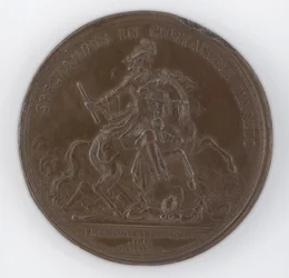 Médaille de bronze commémorant la mort de Frédéric, Duc de Schomberg