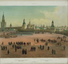 La Cathédrale Basilique sur la Place Rouge à Moscou