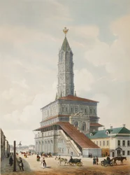 La tour Sukharev à Moscou, 1846