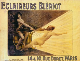 Publicité pour les phares Bleriot