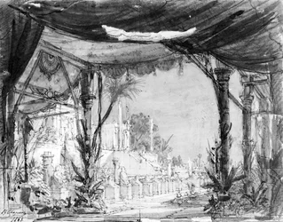 Décor de scène pour 