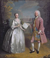 Portrait de Henry 7ème Vicomte Irwin et de sa femme Anne
