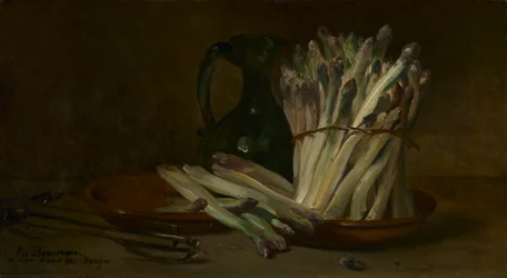 Nature morte avec asperges, vers 1880