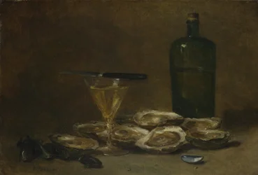 Nature morte avec huîtres, 1875-1877