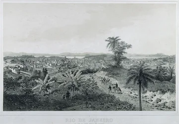 Neuf vues panoramiques de Rio de Janeiro: De Lado da Terra Morro de Senado