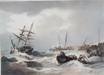 Tempête au large de Margate, de 