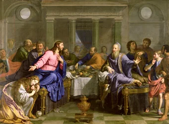 Le Christ chez Simon le Pharisien, vers 1656
