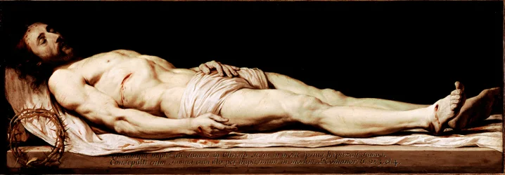 Christ mort, XVIIe siècle, 68x197 cm, Paris, Musée du Louvre