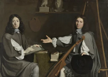 Double portrait des deux artistes