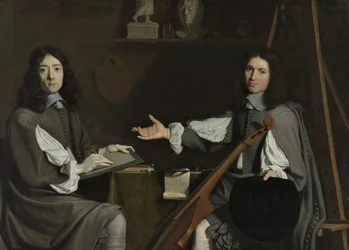 Double portrait des deux artistes, 1654