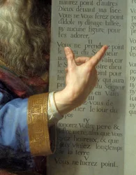 Moïse et les tables de la Loi (détail)