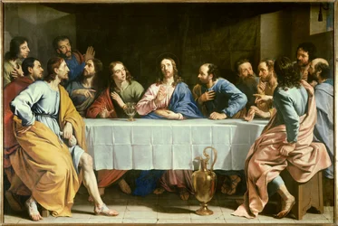 La Cène. Peinture de Philippe de Champaigne (1602-1674).