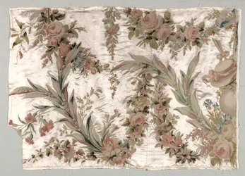 Fragment de couverture, vers 1760-1770