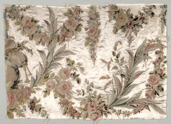 Fragment de couvre-lit, vers 1760-1770