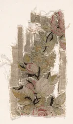Fragment de couverture, c. 1760-1770