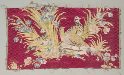 Fragment de soie, avant 1779