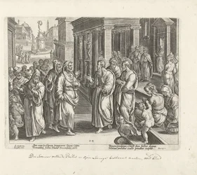 Paul discute avec le magicien Elymas