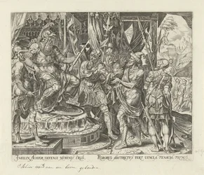 Achior devant Holopherne (Histoire de Judith et Holopherne)