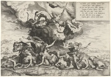 Apollon et Diane tuant les enfants de Niobé