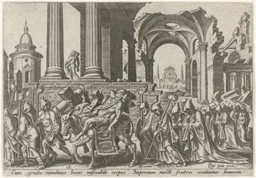 Funérailles de Samson Les jours de malheur du peuple juif (titre de la série)