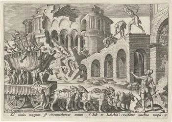 Les Chaldéens pillent le temple de Jérusalem, Les jours de malheur du peuple juif (titre de la série)