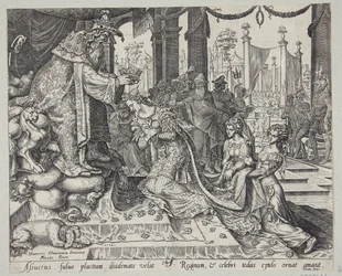 Esther couronnée par Assuérus