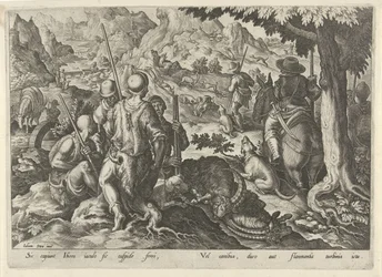 Chasse aux chèvres des montagnes