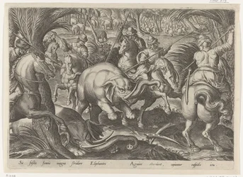 Chasse aux éléphants (Jachttaferelen)