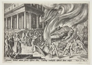 Jéhu détruisant le temple et la statue de Baal