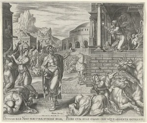 Jonas prédit la chute de Ninive (Geschiedenis van Jona)