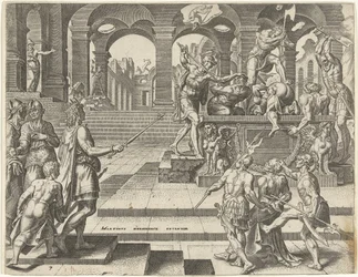Le roi Josias ordonne de tuer les prêtres des temples de Samarie - Histoire du roi Josias (titre de la série)
