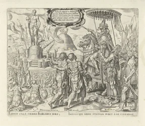 Nabuchodonosor accuse Shadrach, Meshach et Abednego Histoire de Shadrach, Meshach et Abednego (titre de la série)